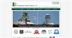 Desktop Screenshot of ferrarolawgroup.com